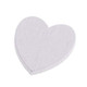 White Wooden Hearts Embellishment - (Pack of 100)